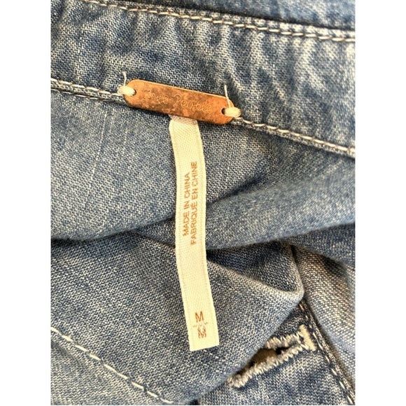 Free People Denim Romper - Picture 6 of 7